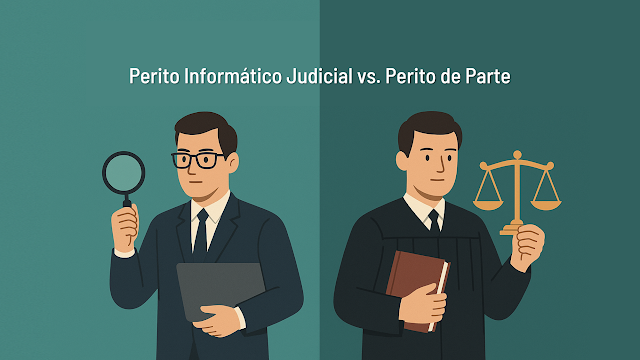 Perito Informático Judicial vs. Perito de Parte: Diferencias clave en el ámbito forense